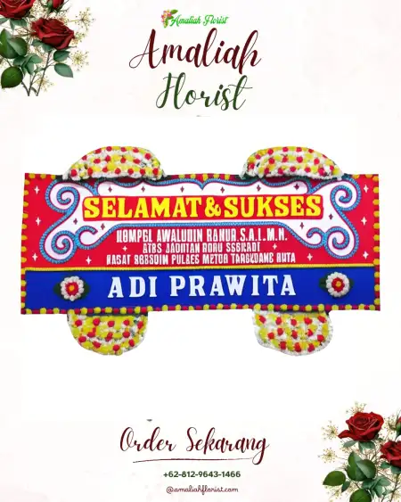 Papan Bunga Ucapan Selamat Setapuk Besar